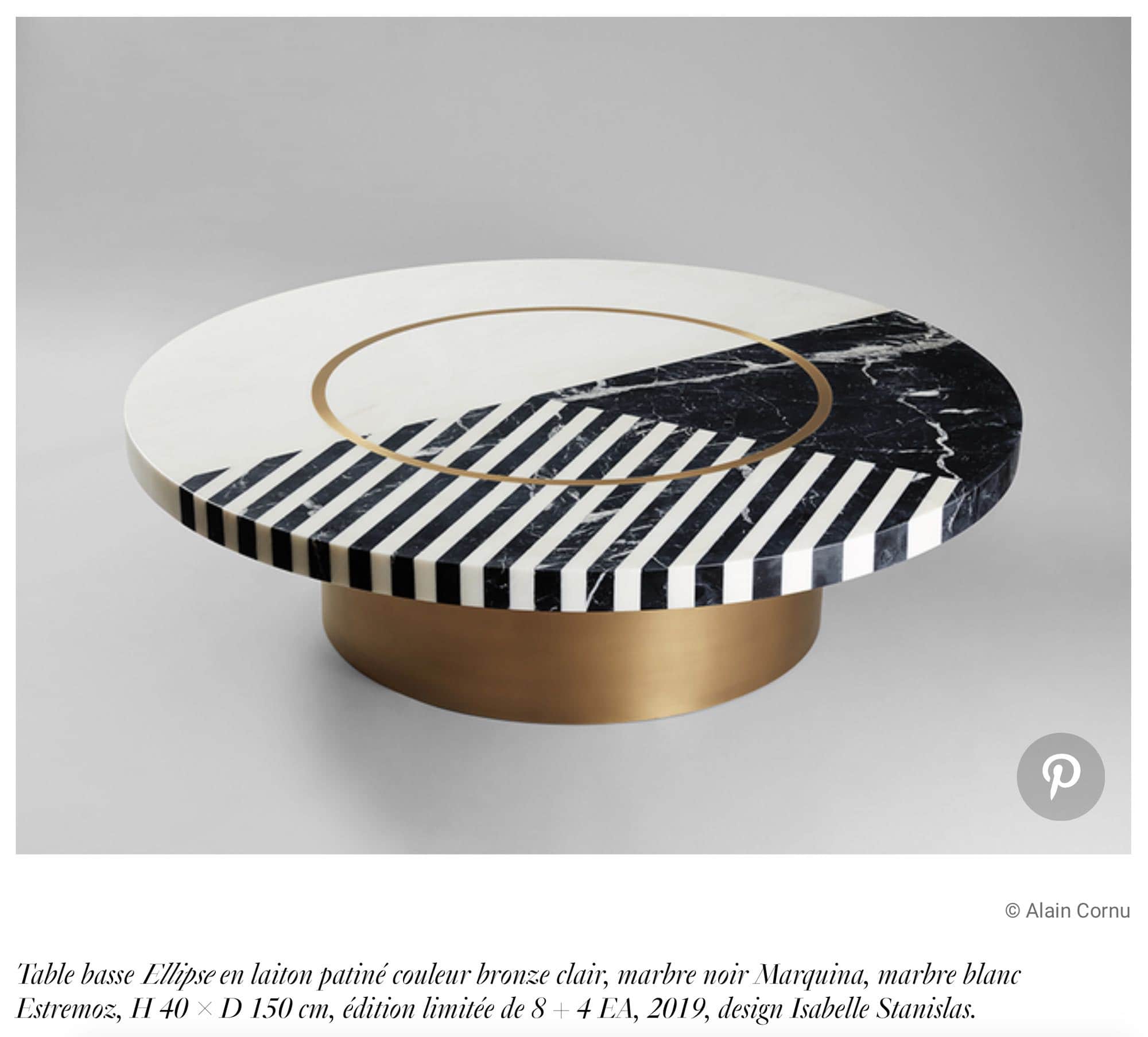 French Architectural Digest published on October 2020 featuring an article on Galerie BSLs 10th anniversary with Carol Egans furniture, page 12.